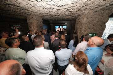 El Centro de Interpretación de Risco Caído, preparado para recibir a visitantes (Foto TA)